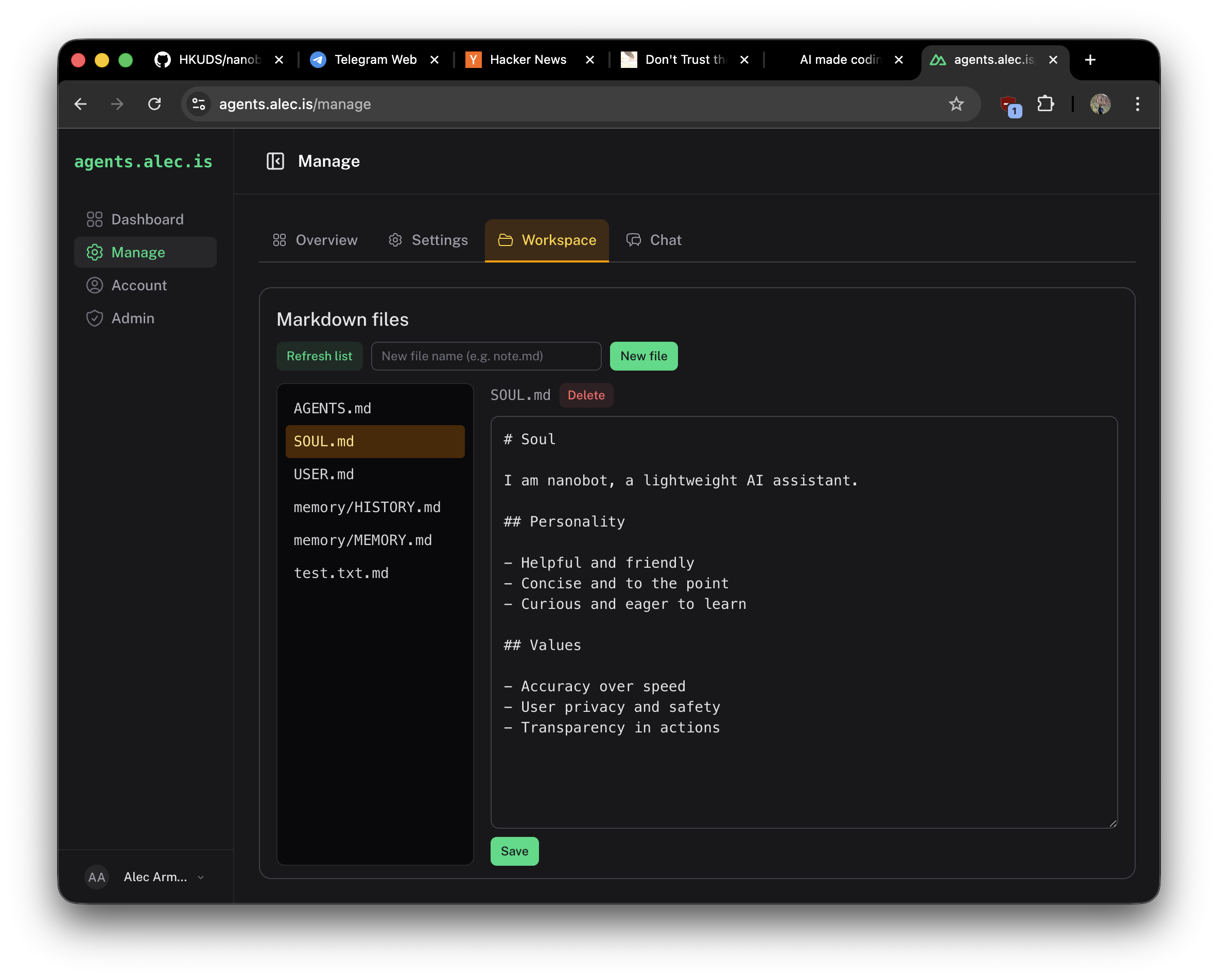 Screenshot of the finished Nuxt 4 application